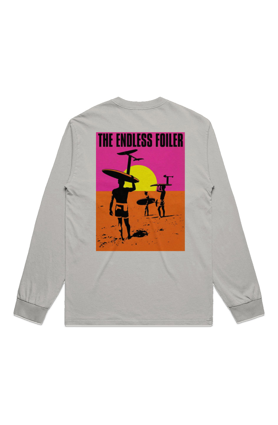 The Endless Foiler - Heavy L/S Faded Tee