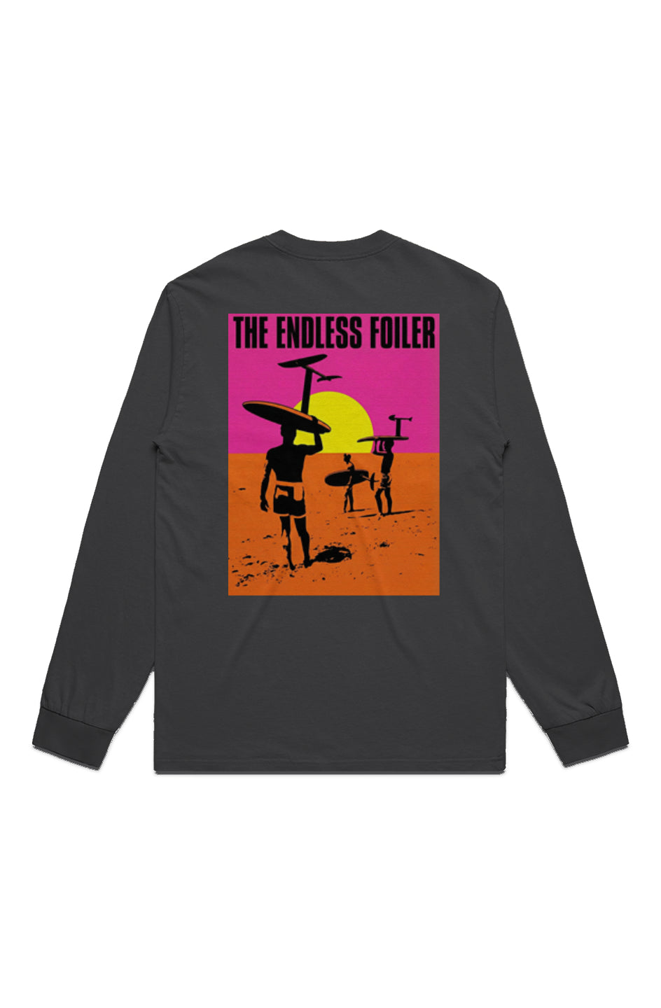 The Endless Foiler - Heavy L/S Faded Tee